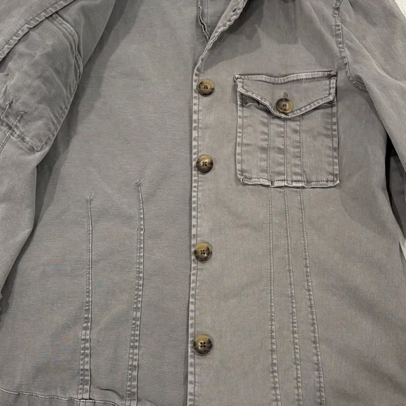 Knox Rose Women's Utility Jacket in Gray - Picture 4 of 6